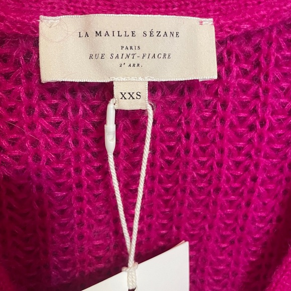 Sezane Achille Sweater Rose Vif - Picture 3 of 8
